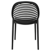 Krzesło SUNNY czarne - polipropylen