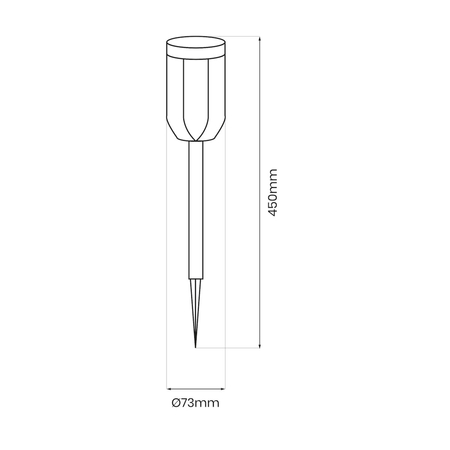 Eko-Light Słupek Solarny Phil 3000K IP44 EKO1453
