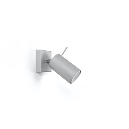 Sollux Lighting Kinkiet RING 1 szary SL.0449