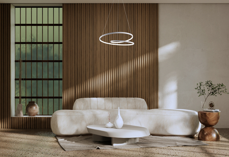 Lampa wisząca Italux Reina PND-21692-M-WH Piaskowany biały