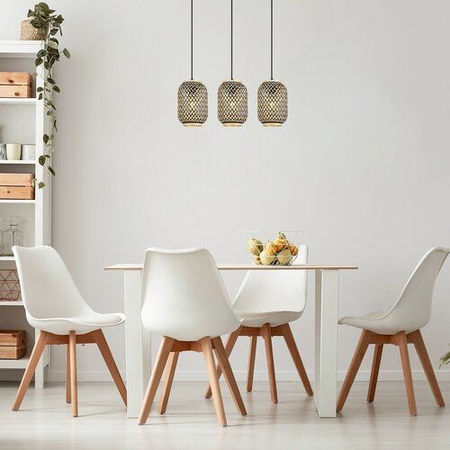 Lampa wisząca Rabalux Adalla 72093 czarny matowy