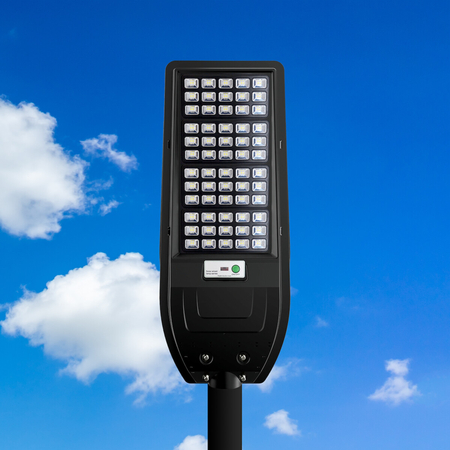 Eko-Light Latarnia Solarna Via 150W 1800lm 6000K EKO9095 CZARNY