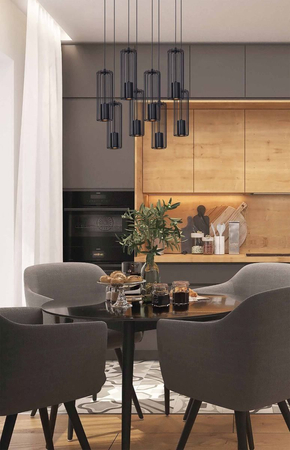 Lampa wisząca FALCON Kaja K-4933 czarny