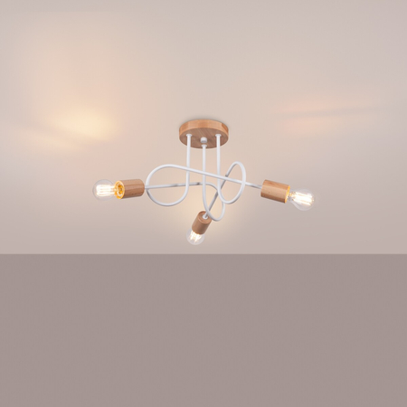 Sollux Lighting Żyrandol EMBER 3 biały SL.1474