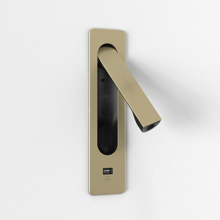 Kinkiet Astro Keta USB 1437007 Matowy Złoty