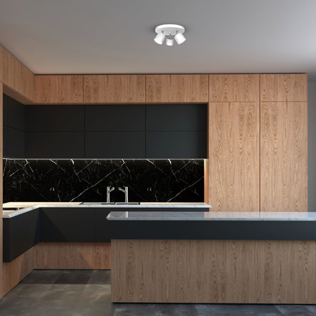 Milagro Lampa sufitowa Dixie 3xGX53 Biały MLP7597 BIAŁY