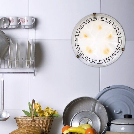 Lampa sufitowa Rabalux Etrusco 7649 białe szkło alabastrowe