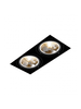 Oprawa podtynkowa AQform 31912-0000-T8-PH-12 SQUARES 111x2 trimless Czarny struktura