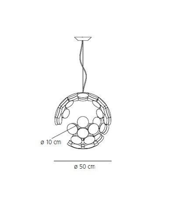 Lampa wisząca Artemide 1529010APP Scopas LED