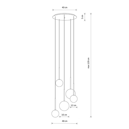 Lampa wisząca KARO Nowodvorski 10303 czarny