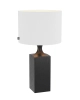 Lampa stołowa By Rydens Woody H56 cm E27 czarny/biały