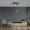 Milagro Lampa sufitowa DIXIE BLACK 3xGX53 MLP7601 CZARNY