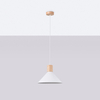 Sollux Lighting Lampa wisząca JAGA biała SL.1319