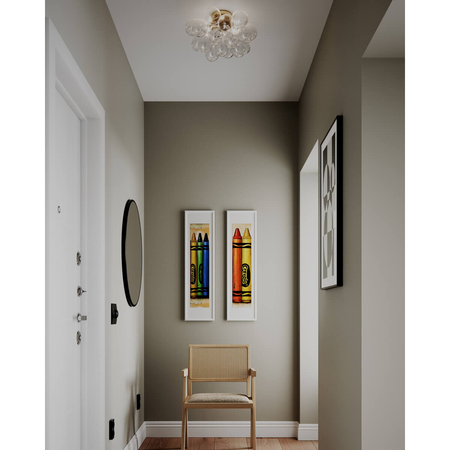 Lampa sufitowa By Rydens Gross Ø50 cm mosiądz/przezroczysta 4202240-6509