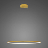 Lampa wisząca Ledowe Okręgi No.1 80cm 4k złota Dali