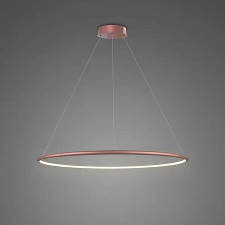 Lampa wisząca Ledowe Okręgi No.1 60cm 3k różowo złota Dali