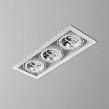 Lampa wpuszczana AQForm Squares 111 x 3 230V Recessed Biały Struktura