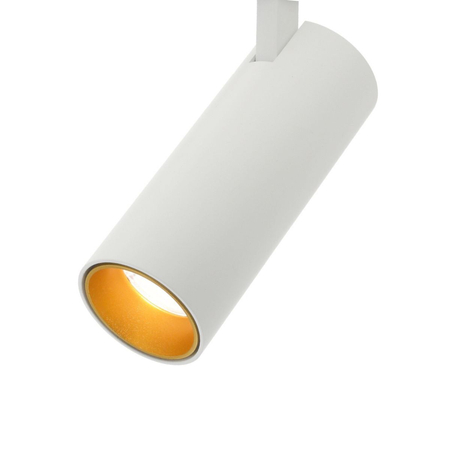 Oprawa nastropowa Abigali Posh Cree COB 12W 3000K CRI90+ 36° biała+złoty ring