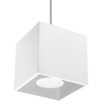 Sollux Lighting Lampa wisząca QUAD 1 biały SL.0062