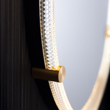 Lustro Zuma Line D2532 LUSTRO LED 60 CM CZARNE/BLACK