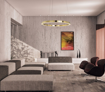 Lampa wisząca Maxlight LUXURY P0370D złoty