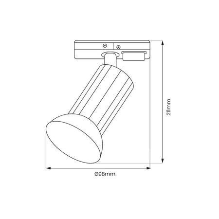 Milagro Oprawa Tulip Track Biały 1xGU10 ML1206 BIAŁY