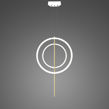 Lampa wisząca Linea No.5 60/40cm białozłota Dali3k