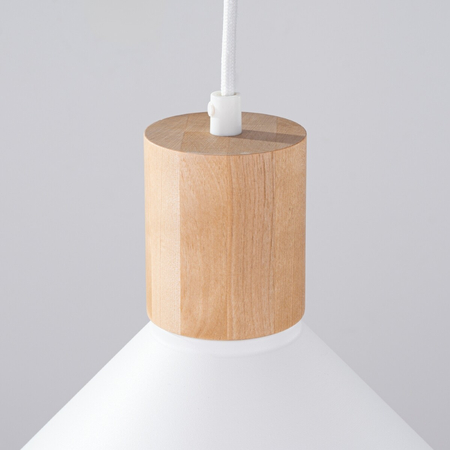 Sollux Lighting Lampa wisząca JAGA biała SL.1319