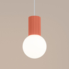 Sollux Lighting Lampa wisząca HALO 1 brzoskwiniowa SL.1754
