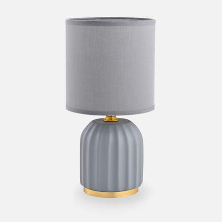 Lampa stołowa Zuma Line HS8723-GR LAMPA STOŁOWA SZARY