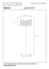 Lampa podłogowa Lucide MAGIUS 03729/81/30 drewniany
