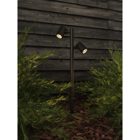 Spot zewnętrzny Astro Bayville Spike Spot 900 Twin 1401024 Czarny z Teksturą