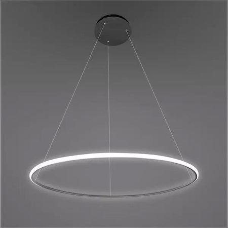 Lampa wisząca Ledowe Okręgi No.1 80cm out 4k black