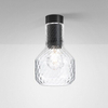 Lampa natynkowa AQForm Modern Glass Barrel E27 TR Surface Czarny Struktura