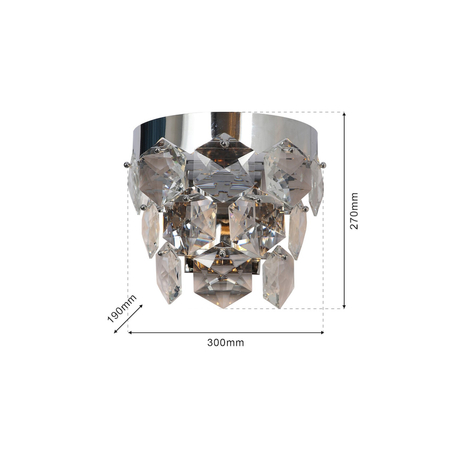 Milagro Kinkiet GRACE CHROME 2xE14 ML6934 CHROM