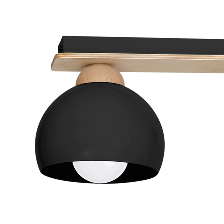 Milagro Lampa sufitowa DAMA BLACK 3xE27 MLP6560 CZARNY