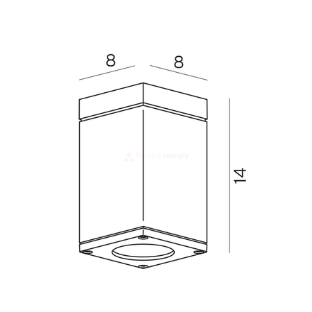 SANDVIK 795 BLACK LED Gu10 4W