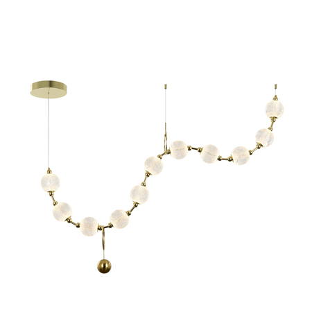 Lampa wisząca Italux Morano PND-93829-44W-3K-GD Złoty