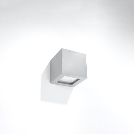 Sollux Lighting Kinkiet ceramiczny LEO szary SL.0871