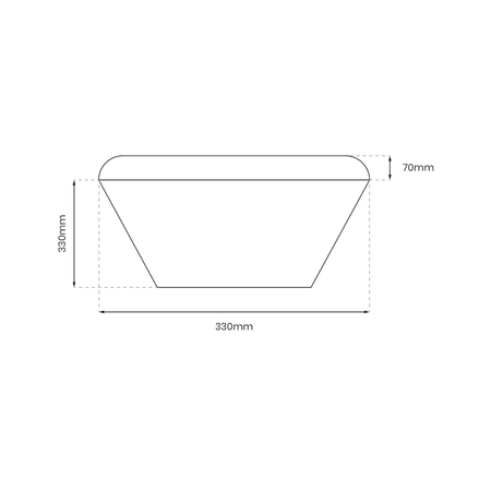Milagro Plafon NEMO BLACK 17W LED EK7791 CZARNY
