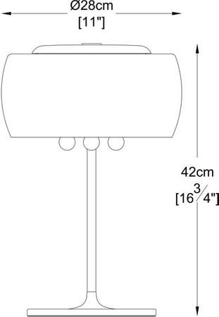 Lampa stołowa Zuma Line Crystal T0076-03E-F4FZ