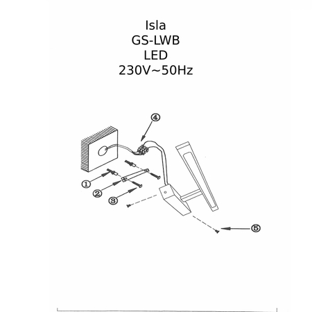 Kinkiet Isla XXL CCT 1xLED biały IP44 GS-LWB-32W WH CCT