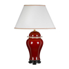 Lampa stołowa Elstead Lighting Oxblood czerwony DL-OXBLOOD-TJ-TL