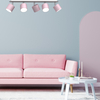 Milagro Lampa sufitowa DIXIE PINK 5xGX53 MLP7613 RÓŻOWY / BIAŁY