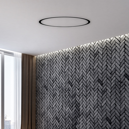 Milagro SZYNA PODTYNK MAGNETIC OKRĄG śr. 600mm ML8700 CZARNY