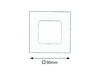 Lampa sufitowa Rabalux Lois 5586 chrom