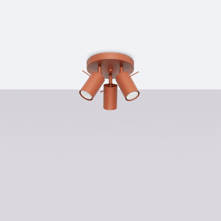 Sollux Lighting Plafon RING 3P ochra czerwona SL.1509