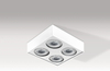 Lampa sufitowa PAULO 4 230V WHITE/WHITE Azzardo AZ1820 biały