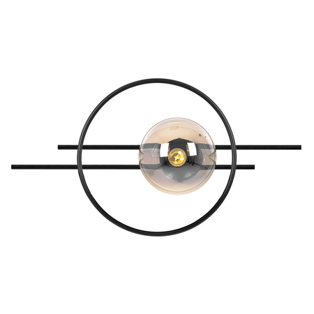 Kinkiet Kaja CORSA K-5345 bursztynowy, czarny
