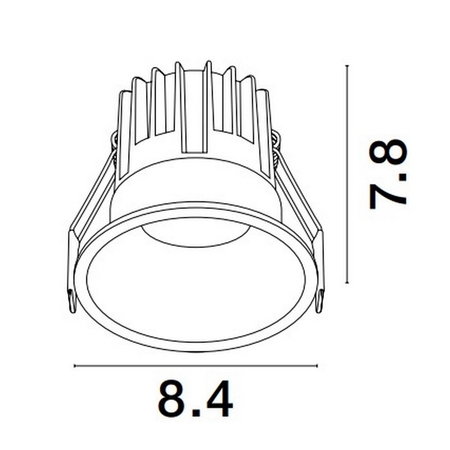 Oczko Luces Exclusivas ARAMIEL LE65104 czarny, złoty i odcienie złota